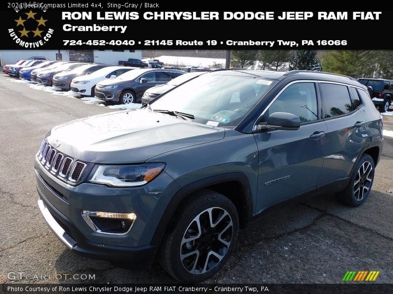 Sting-Gray / Black 2021 Jeep Compass Limited 4x4