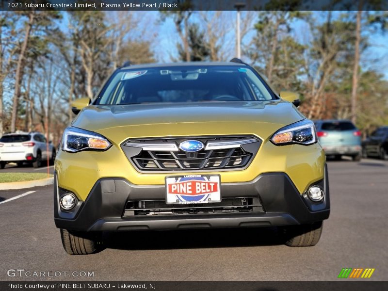 Plasma Yellow Pearl / Black 2021 Subaru Crosstrek Limited