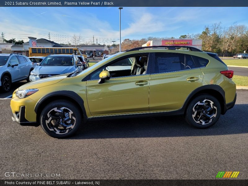 Plasma Yellow Pearl / Black 2021 Subaru Crosstrek Limited