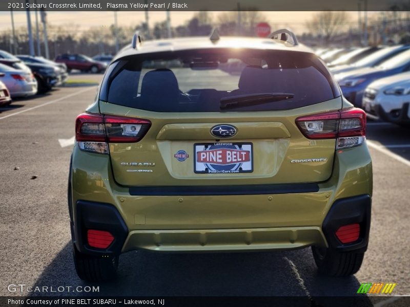 Plasma Yellow Pearl / Black 2021 Subaru Crosstrek Limited