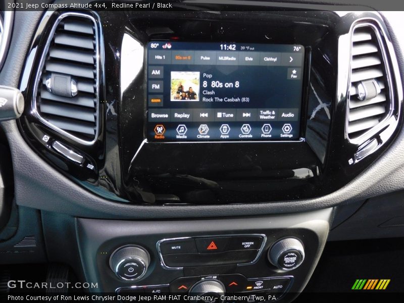 Controls of 2021 Compass Altitude 4x4