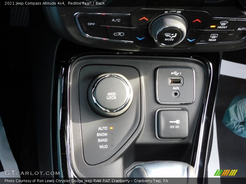 Controls of 2021 Compass Altitude 4x4