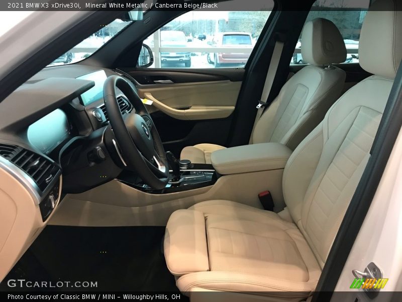 Mineral White Metallic / Canberra Beige/Black 2021 BMW X3 xDrive30i