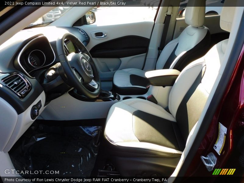 Velvet Red Pearl / Black/Ski Gray 2021 Jeep Compass Limited 4x4
