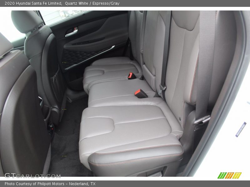 Quartz White / Espresso/Gray 2020 Hyundai Santa Fe Limited