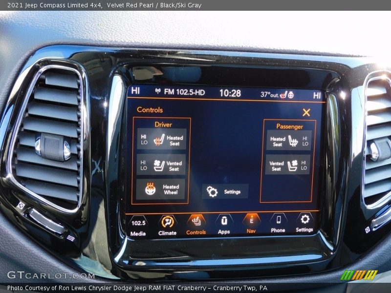Controls of 2021 Compass Limited 4x4
