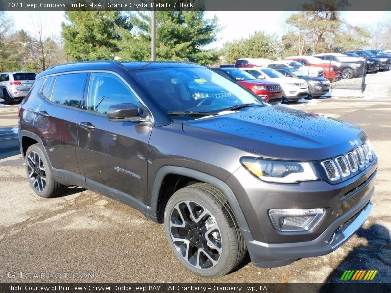 Granite Crystal Metallic / Black 2021 Jeep Compass Limited 4x4