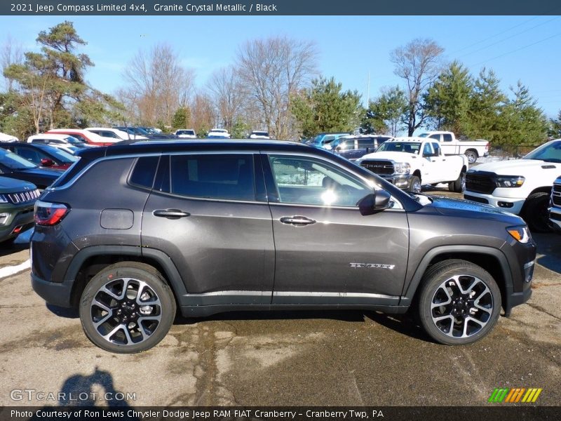 Granite Crystal Metallic / Black 2021 Jeep Compass Limited 4x4