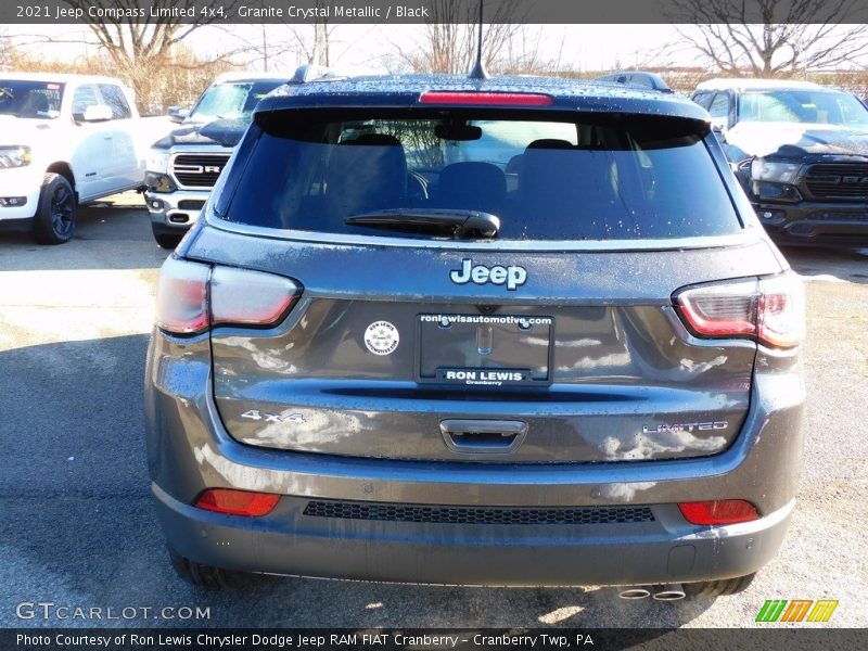 Granite Crystal Metallic / Black 2021 Jeep Compass Limited 4x4
