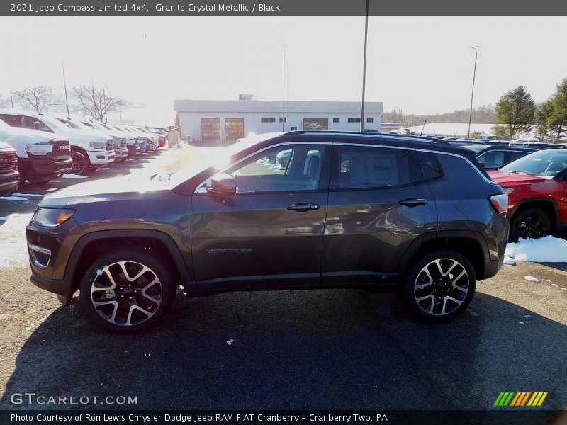 Granite Crystal Metallic / Black 2021 Jeep Compass Limited 4x4