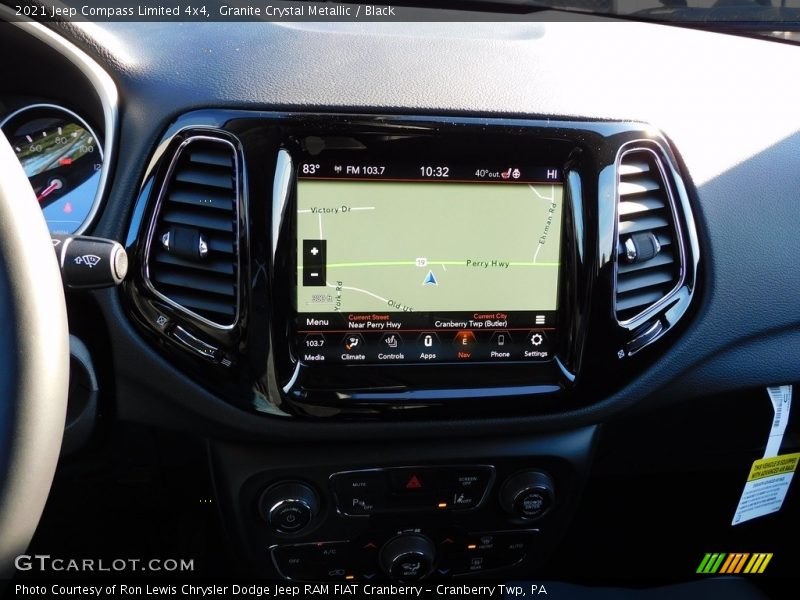 Granite Crystal Metallic / Black 2021 Jeep Compass Limited 4x4