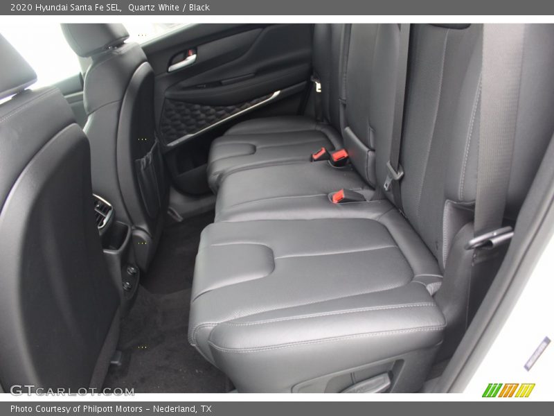 Quartz White / Black 2020 Hyundai Santa Fe SEL