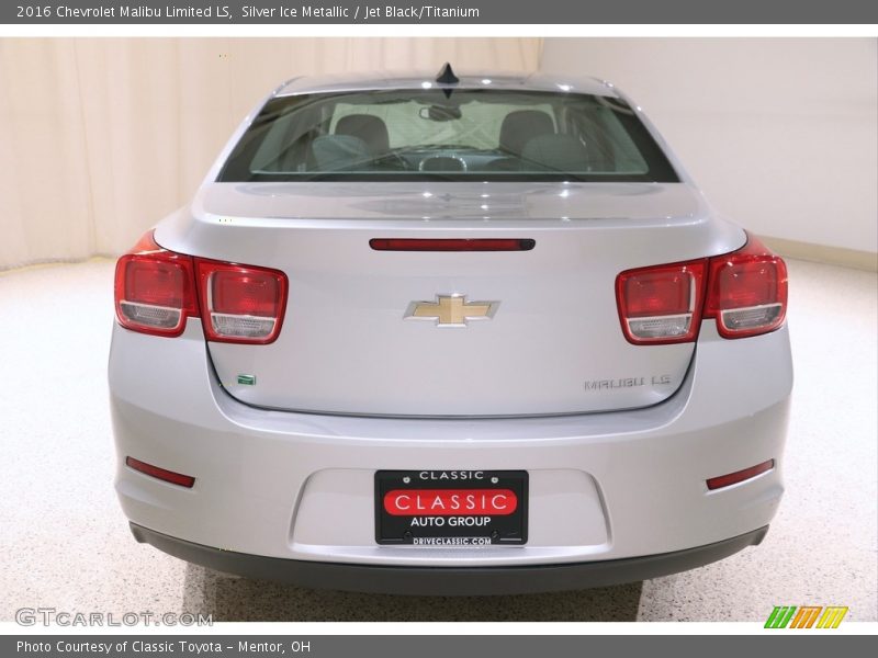 Silver Ice Metallic / Jet Black/Titanium 2016 Chevrolet Malibu Limited LS
