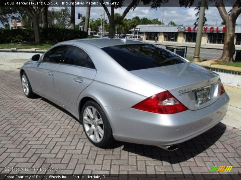 Iridium Silver Metallic / Ash Grey 2008 Mercedes-Benz CLS 550