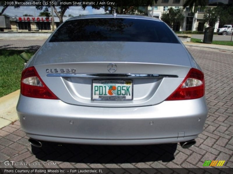 Iridium Silver Metallic / Ash Grey 2008 Mercedes-Benz CLS 550