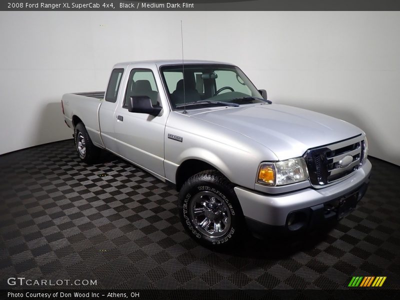 Black / Medium Dark Flint 2008 Ford Ranger XL SuperCab 4x4