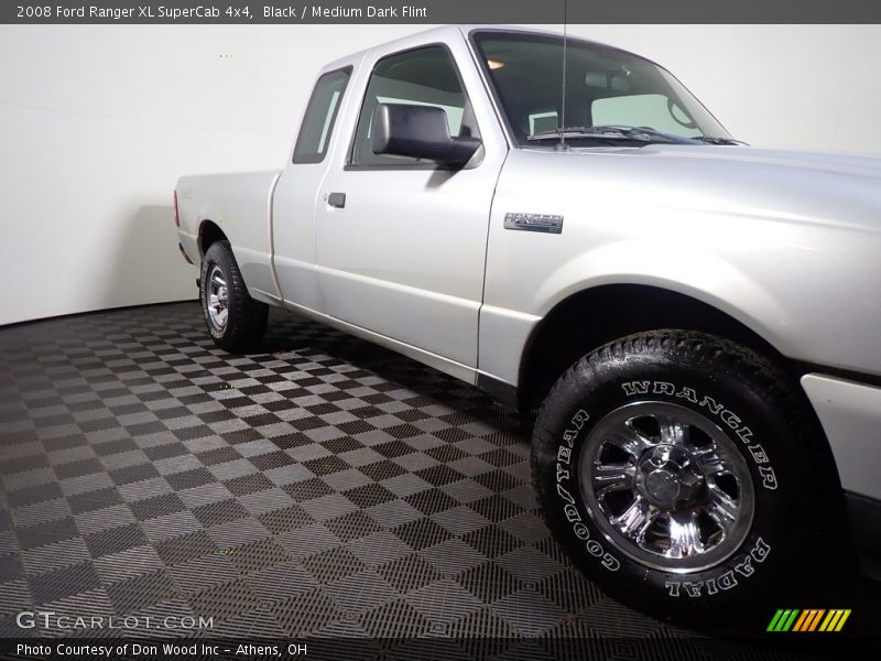 Black / Medium Dark Flint 2008 Ford Ranger XL SuperCab 4x4