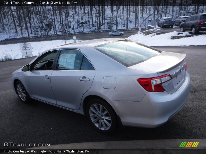 Classic Silver Metallic / Ash 2014 Toyota Camry L