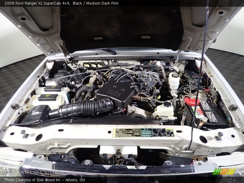 Black / Medium Dark Flint 2008 Ford Ranger XL SuperCab 4x4