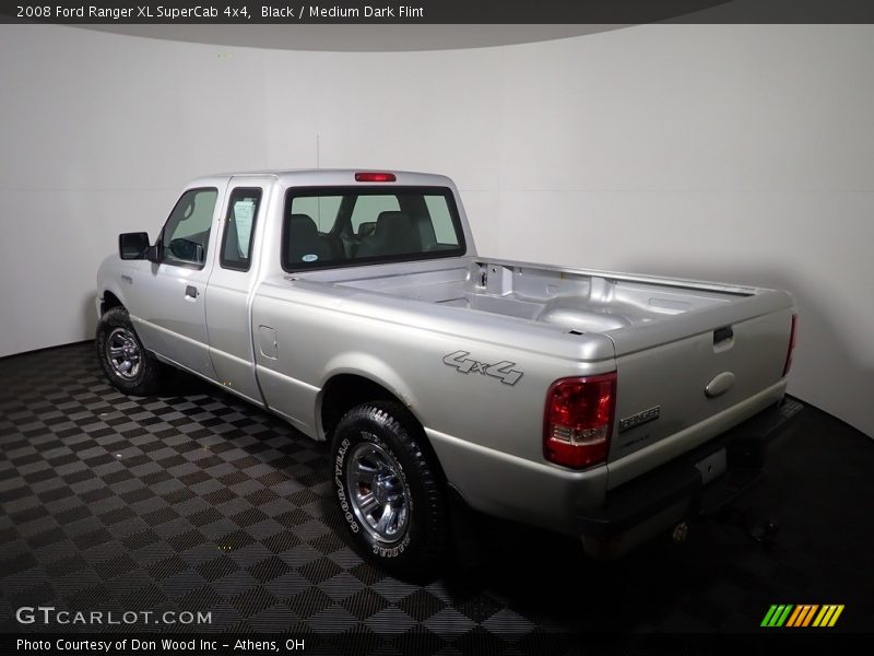 Black / Medium Dark Flint 2008 Ford Ranger XL SuperCab 4x4