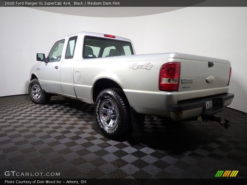 Black / Medium Dark Flint 2008 Ford Ranger XL SuperCab 4x4