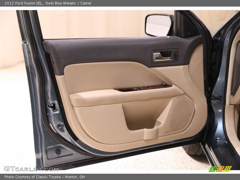 Steel Blue Metallic / Camel 2012 Ford Fusion SEL
