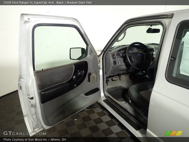 Black / Medium Dark Flint 2008 Ford Ranger XL SuperCab 4x4