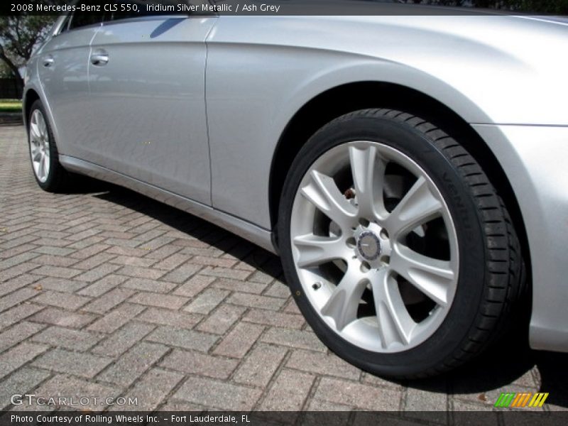Iridium Silver Metallic / Ash Grey 2008 Mercedes-Benz CLS 550