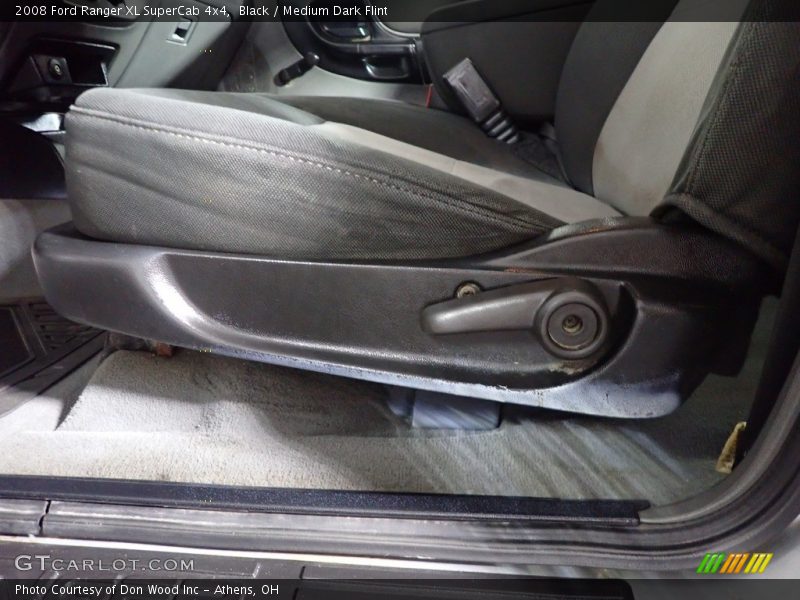 Black / Medium Dark Flint 2008 Ford Ranger XL SuperCab 4x4