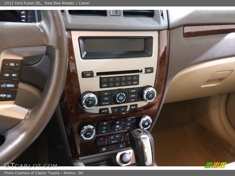 Steel Blue Metallic / Camel 2012 Ford Fusion SEL