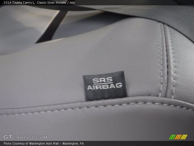 Classic Silver Metallic / Ash 2014 Toyota Camry L