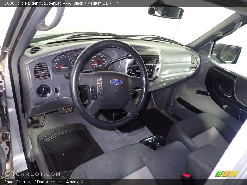 Black / Medium Dark Flint 2008 Ford Ranger XL SuperCab 4x4