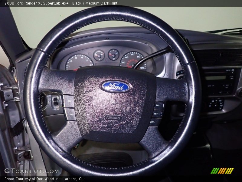 Black / Medium Dark Flint 2008 Ford Ranger XL SuperCab 4x4