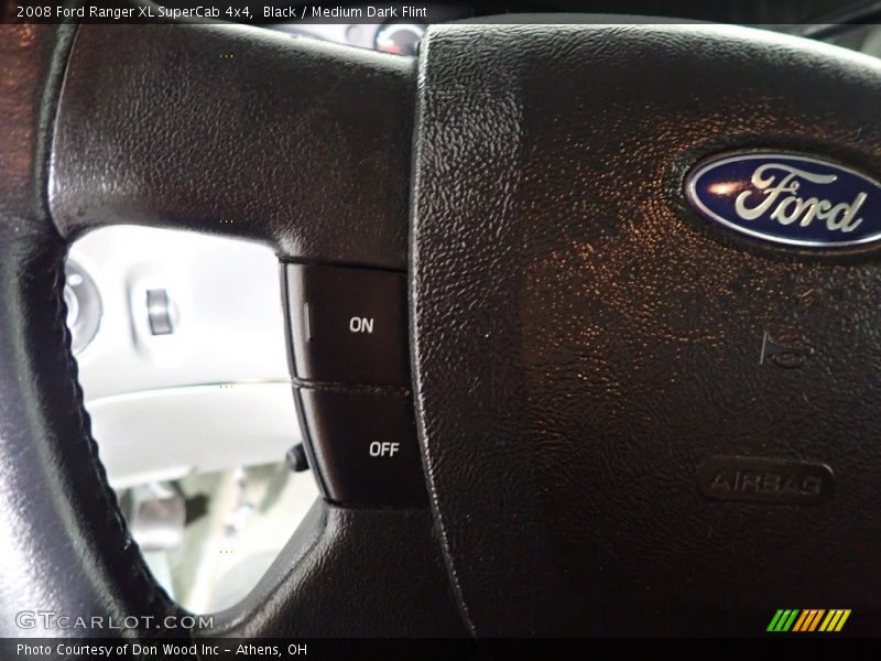 Black / Medium Dark Flint 2008 Ford Ranger XL SuperCab 4x4