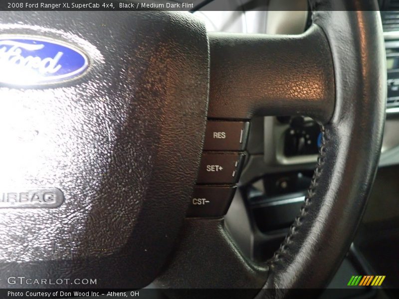 Black / Medium Dark Flint 2008 Ford Ranger XL SuperCab 4x4
