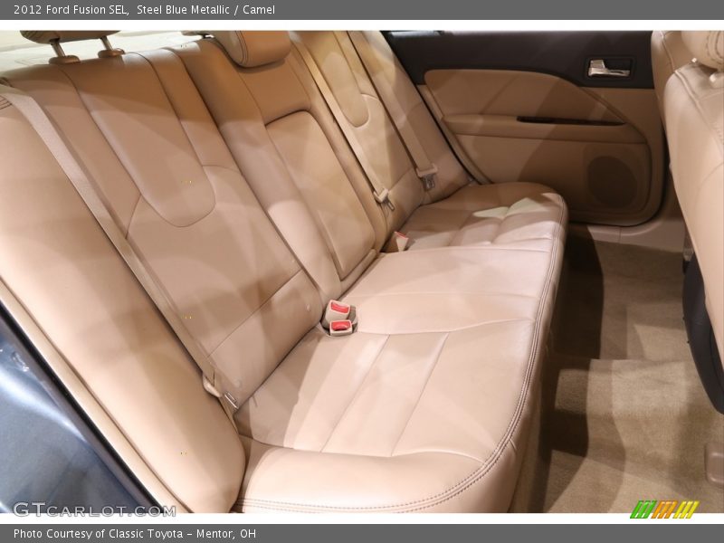 Steel Blue Metallic / Camel 2012 Ford Fusion SEL