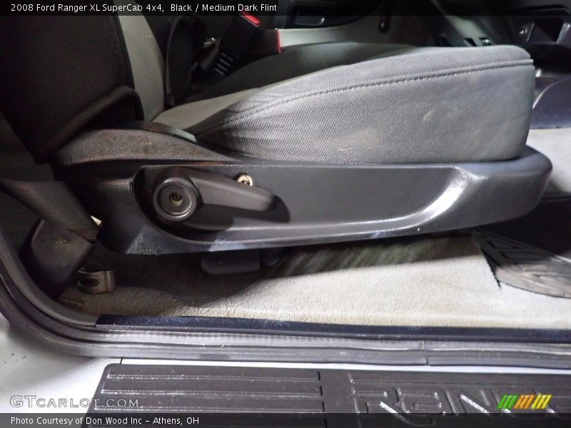 Black / Medium Dark Flint 2008 Ford Ranger XL SuperCab 4x4