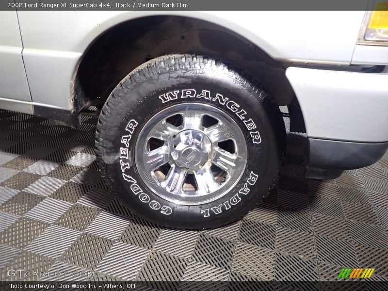 Black / Medium Dark Flint 2008 Ford Ranger XL SuperCab 4x4