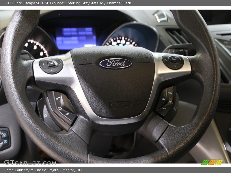 Sterling Gray Metallic / Charcoal Black 2013 Ford Escape SE 1.6L EcoBoost