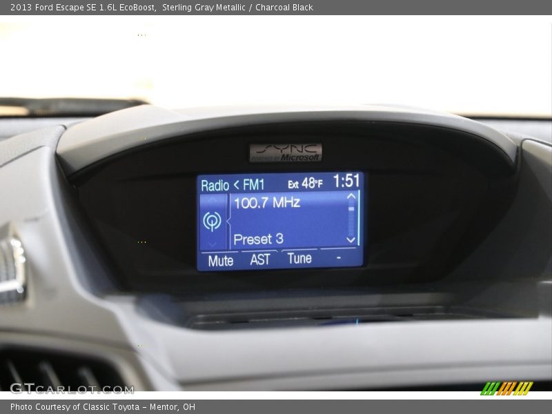 Sterling Gray Metallic / Charcoal Black 2013 Ford Escape SE 1.6L EcoBoost