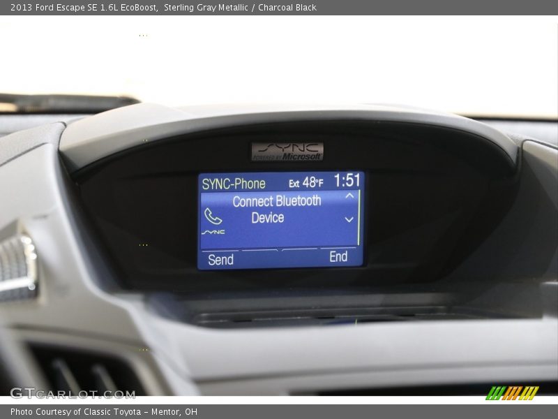 Sterling Gray Metallic / Charcoal Black 2013 Ford Escape SE 1.6L EcoBoost