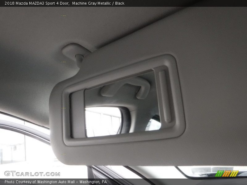 Machine Gray Metallic / Black 2018 Mazda MAZDA3 Sport 4 Door