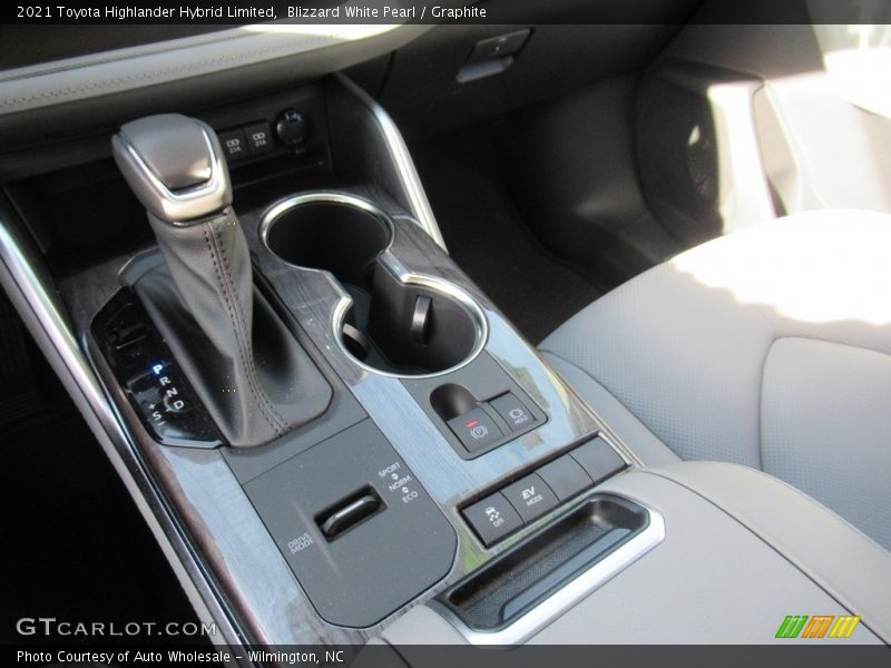 Blizzard White Pearl / Graphite 2021 Toyota Highlander Hybrid Limited