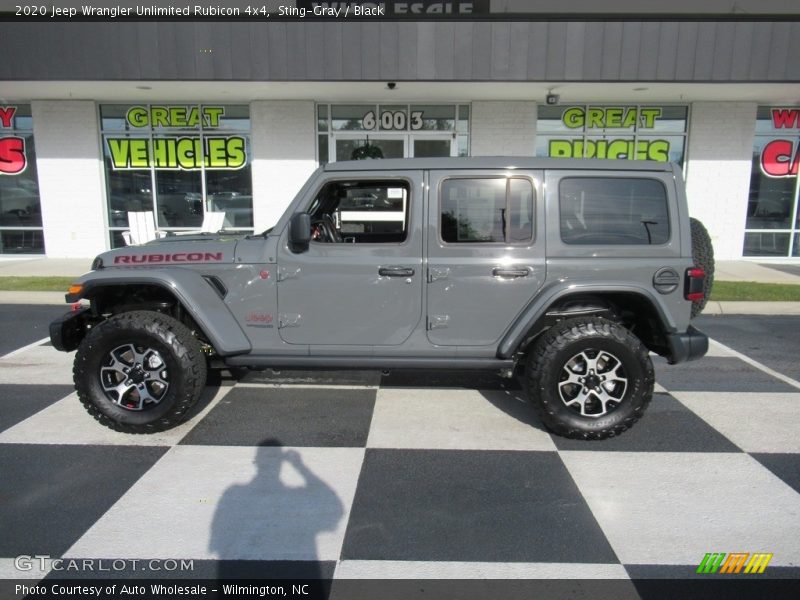 Sting-Gray / Black 2020 Jeep Wrangler Unlimited Rubicon 4x4