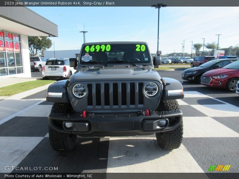 Sting-Gray / Black 2020 Jeep Wrangler Unlimited Rubicon 4x4