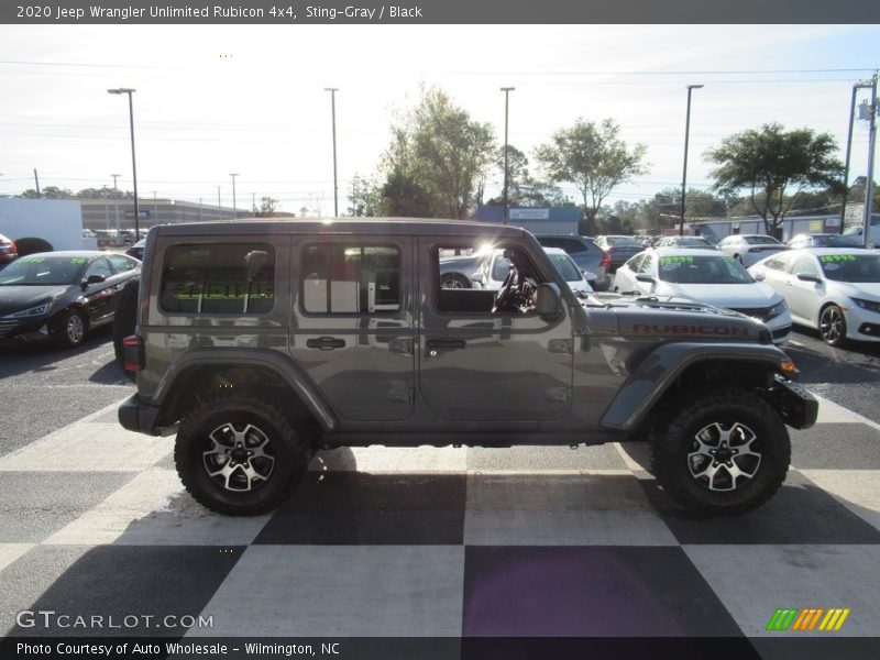Sting-Gray / Black 2020 Jeep Wrangler Unlimited Rubicon 4x4