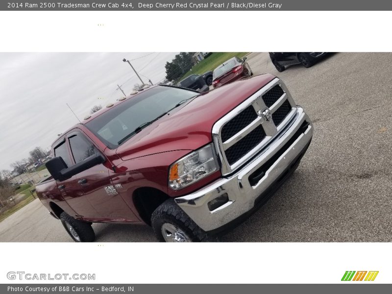 Deep Cherry Red Crystal Pearl / Black/Diesel Gray 2014 Ram 2500 Tradesman Crew Cab 4x4