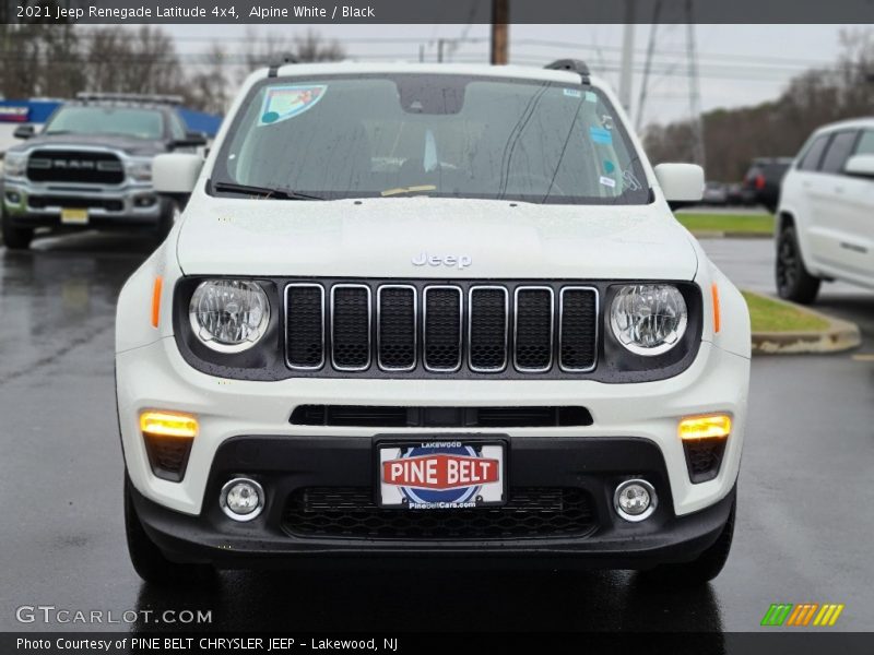 Alpine White / Black 2021 Jeep Renegade Latitude 4x4