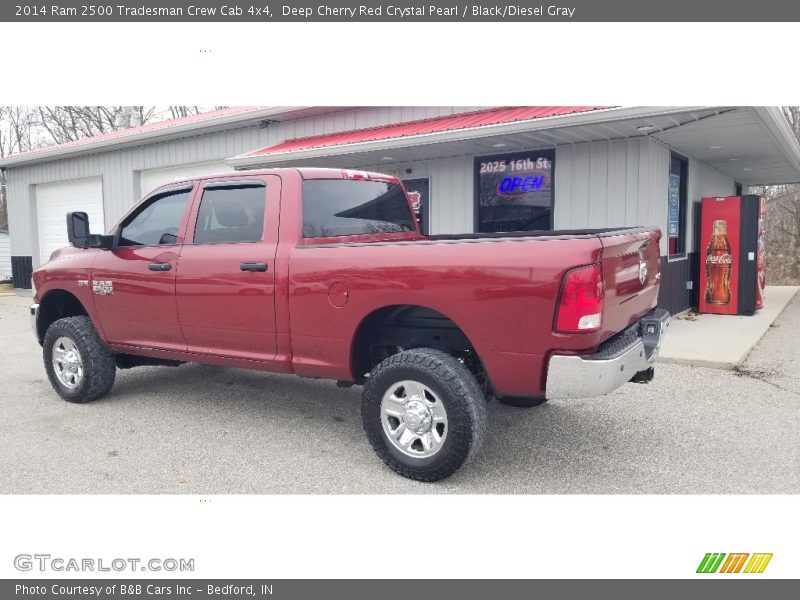 Deep Cherry Red Crystal Pearl / Black/Diesel Gray 2014 Ram 2500 Tradesman Crew Cab 4x4