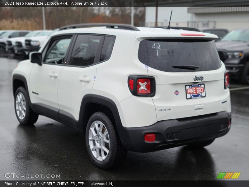 Alpine White / Black 2021 Jeep Renegade Latitude 4x4